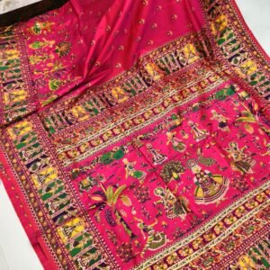Authentic Kani Pashmina Swarnachari Saree