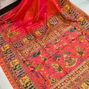 Kani Pashmina Swarnachari Saree