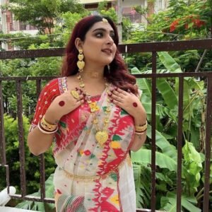 Authentic Bangladeshi Dhakai Jamdani Saree