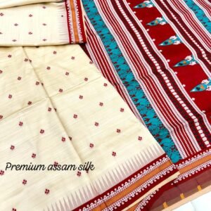 Premium Assam Silk Gadwal Saree