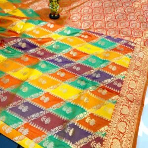 Beautiful Rangkut Banarasi Saree