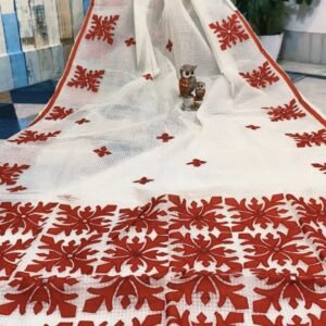 Kota Saree With Applique Work