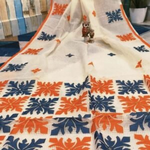 Kota Saree With Applique Work