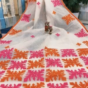 Kota Saree With Applique Work