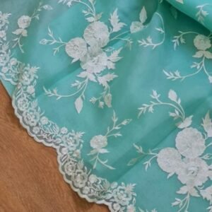 Beautiful Banarasi Organza saree- Pista Green Colour