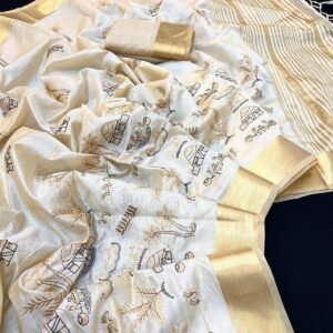 Soft Tussar Silk Saree