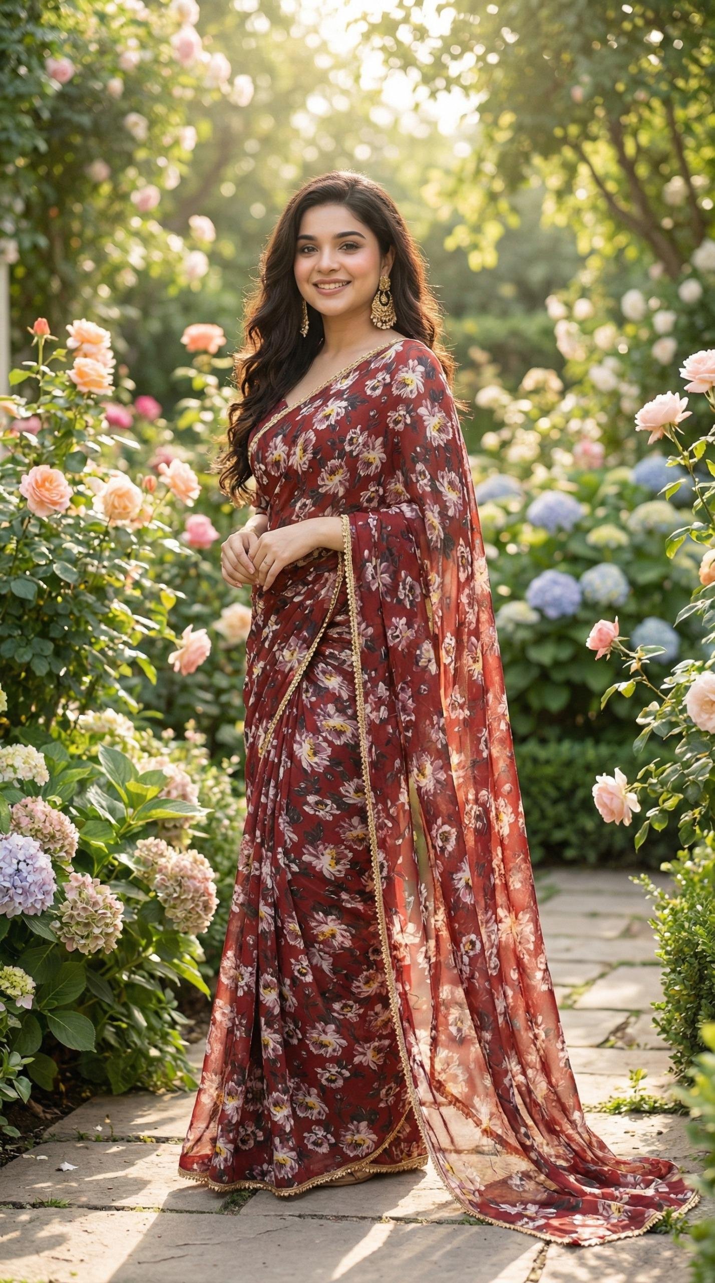 Soft Georgette Saree