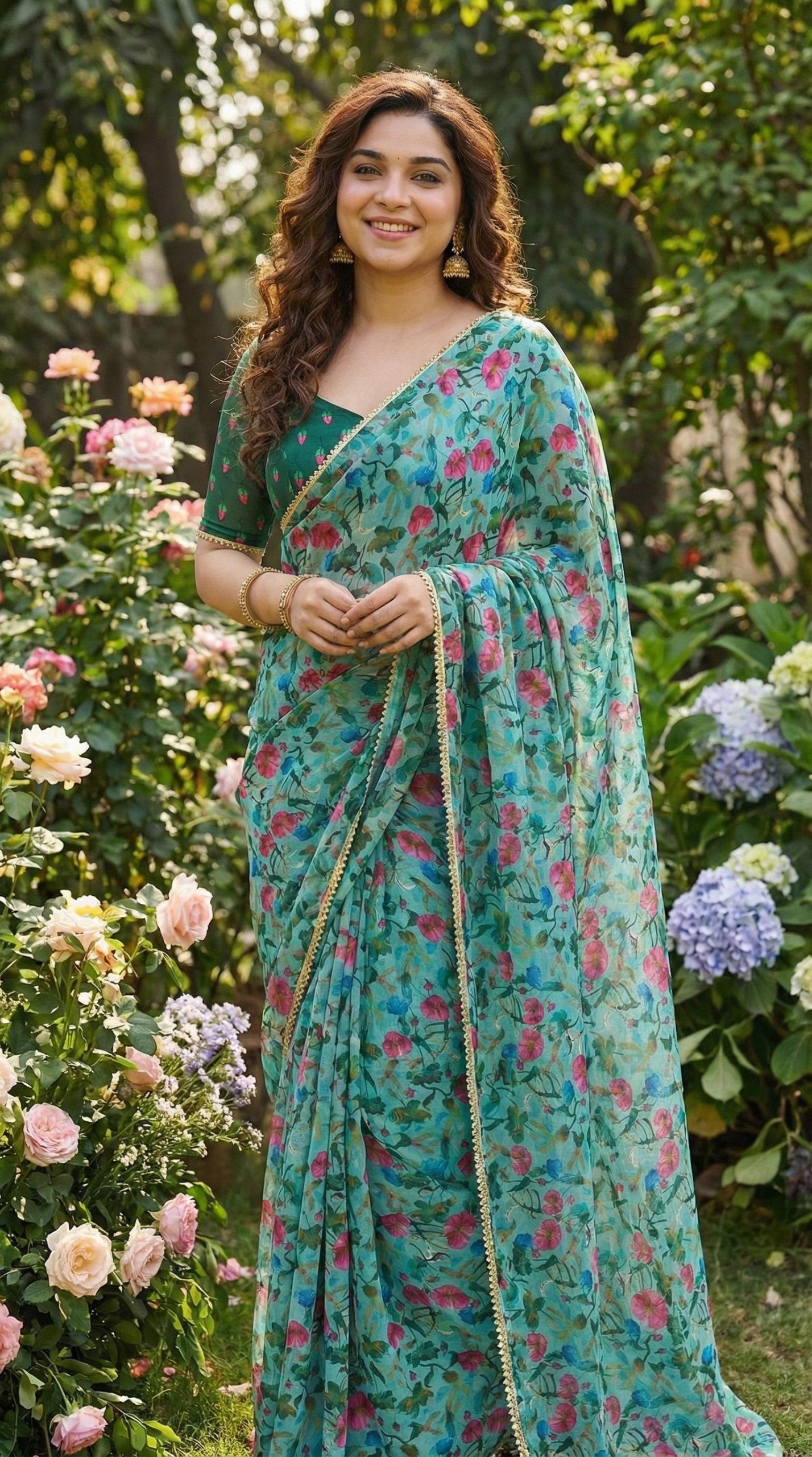 Soft Georgette Saree