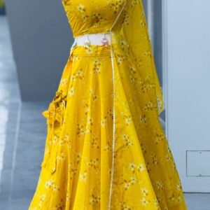 Haldi Special Lehenga-Yellow Colour